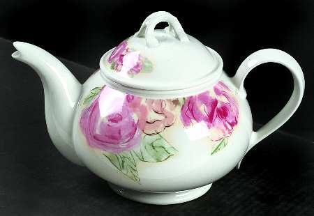 Amabel Rose Teapot & Lid