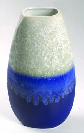 Sapphire Tulip Vase