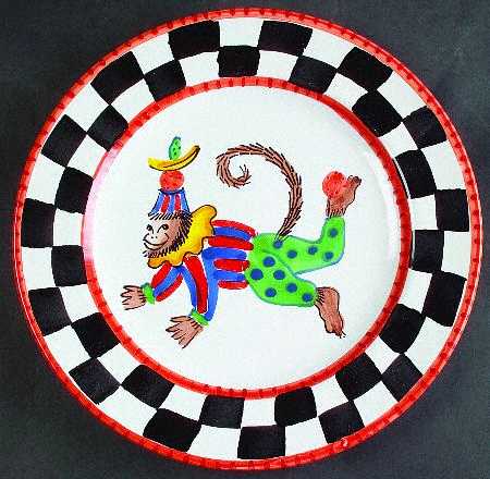 Monkey Business Dinner Plate