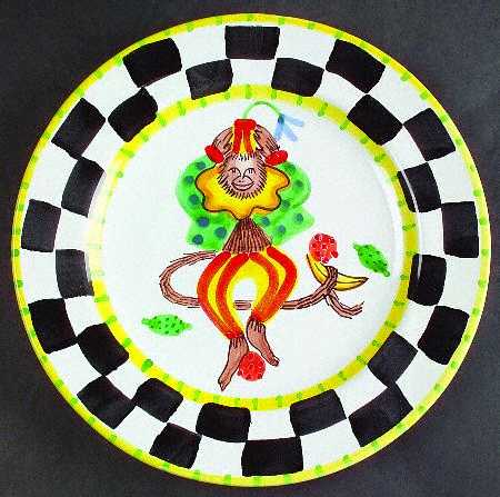 Monkey Business Dinner Plate