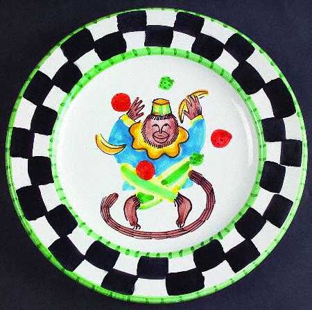 Monkey Business Dinner Plate