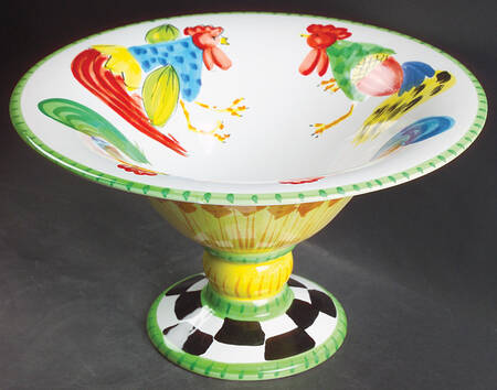 Proud Fools Round Compote (Height X Width)