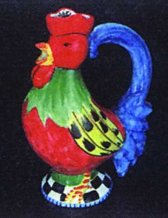 Proud Fools Figural Pitcher