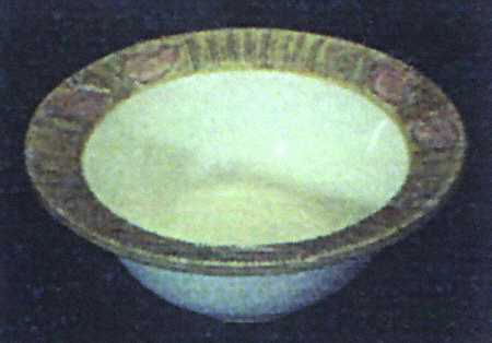 Sereno Green Khaki 9" Round Vegetable Bowl