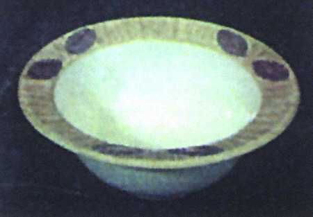 Sereno Khaki Plum 9" Round Vegetable Bowl