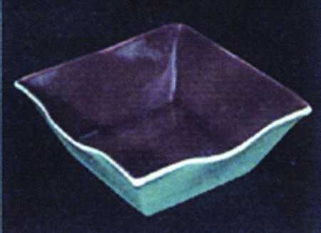 Ventosa Plum 11" Square Vegetable Bowl