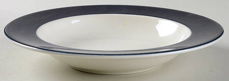 Spa Cobalt Blue Rim Soup Bowl