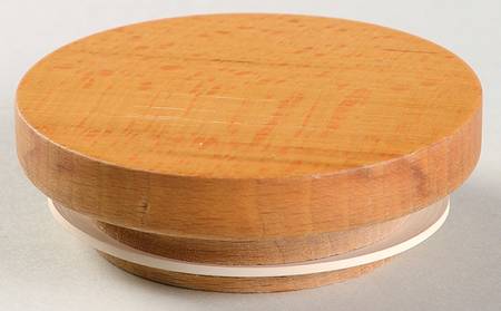 Strawberries Wood Lid for Small Canister