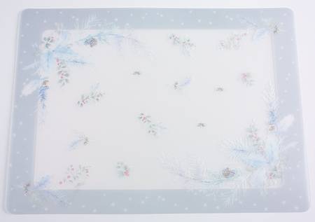 Winter Frost Vinyl Placemat