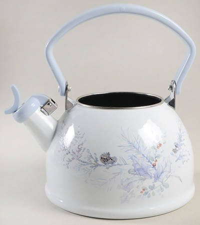 Winter Frost Metal Kettle No Lid