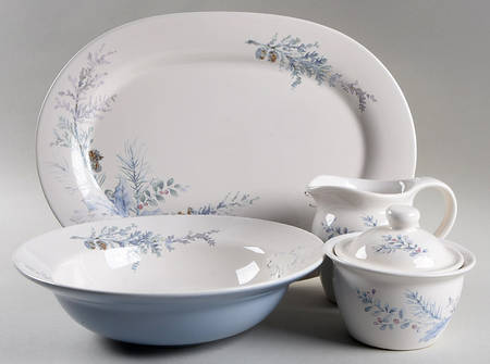 Winter Frost 5 Piece Hostess Set