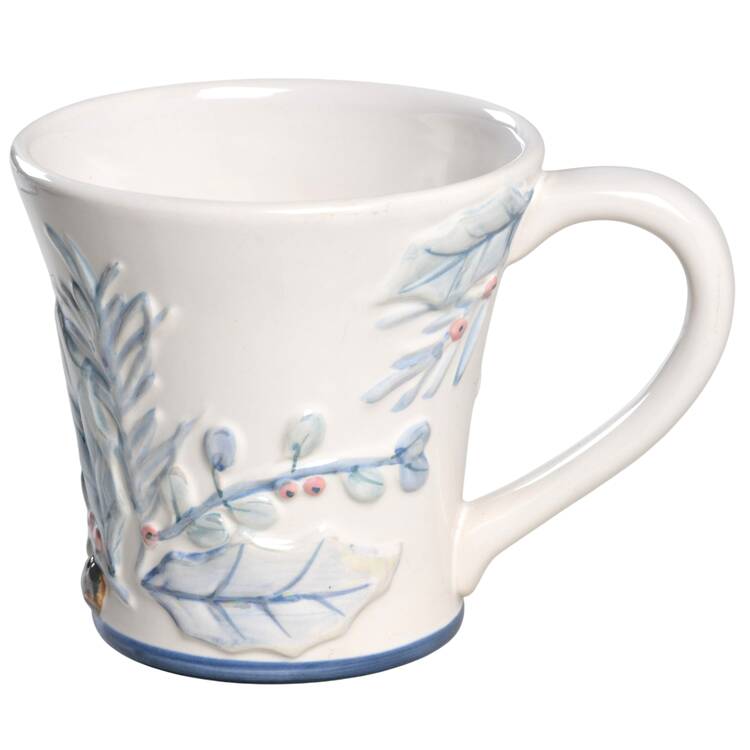 Winter Frost Embossed Mug