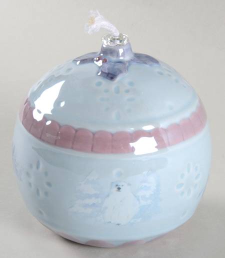 Winter Frost 1-Piece Oil Lamp