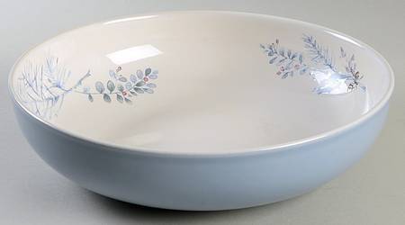 Winter Frost 10" Large Salad Serving Bowl