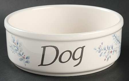 Winter Frost Medium Pet Bowl
