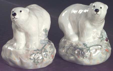 Winter Frost Sculpted Salt & Pepper Set
