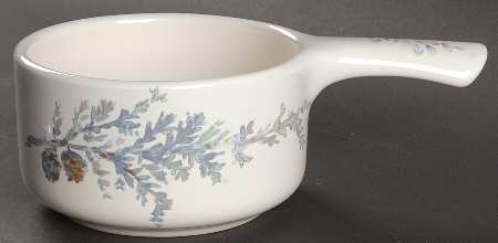 Winter Frost One Stick Handled Soup/Snack Bowl (use with SNTR11)