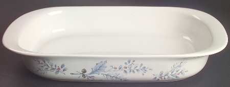Winter Frost 14" Rectangular Baker by Pfaltzgraff