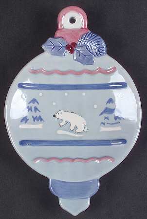 Winter Frost Spoon Rest/Holder (Holds 1 Spoon)