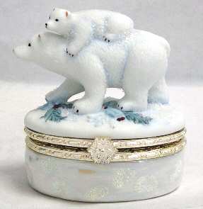 Winter Frost Surprise Box with Hinged Lid