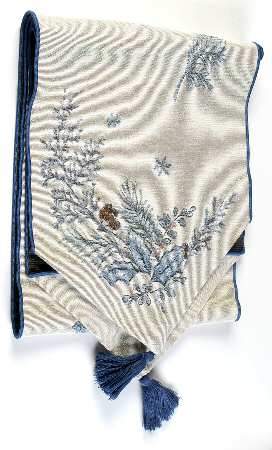 Winter Frost 13" X 72" Cloth Table Runner