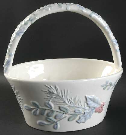 Winter Frost Sculpted Basket