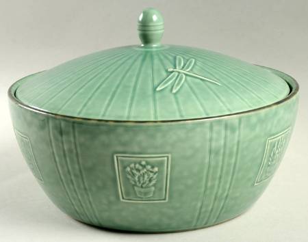 Naturewood Serenity Green 2.5 Qt Round Covered Casserole