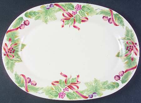 Jamberry Holiday 14" Oval Serving Platter