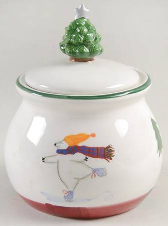 Snow Bear Sugar Bowl & Lid