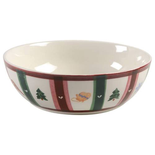 Snow Bear 9" Round Vegetable Bowl