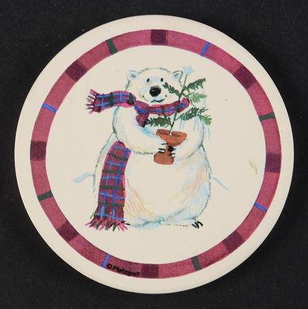 Snow Bear Stone/Thirsty Coaster