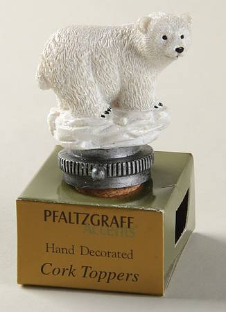 Snow Bear Cork Topper