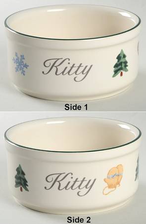 Snow Bear Small Pet Bowl