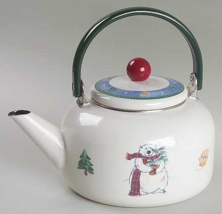 Snow Bear Metal Kettle & Lid
