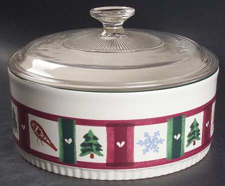 Snow Bear 2.5 Quart Round Covered Baker