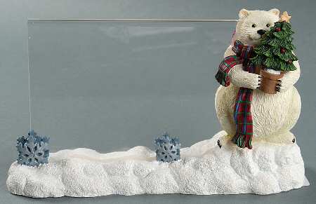 Snow Bear (2 Piece ) Frame Holds 4" X 6"