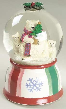 Snow Bear Snow Globe