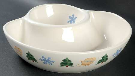 Snow Bear 1 Piece Chip & Dip