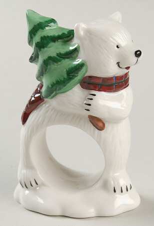 Snow Bear Napkin Ring by Pfaltzgraff
