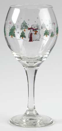 Snow Bear Glassware Goblet