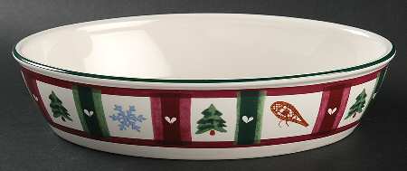 Snow Bear 10" Oval Baker
