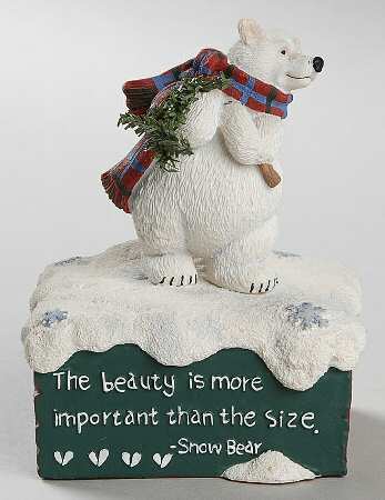 Snow Bear Figurine