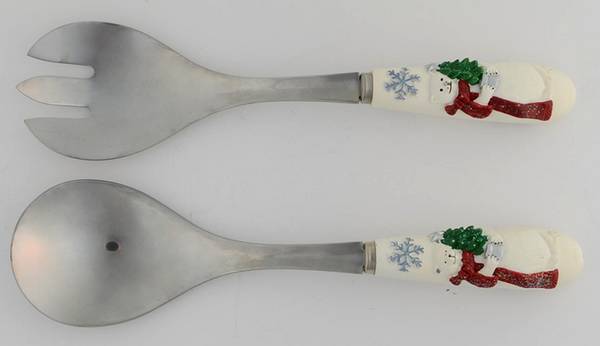 Snow Bear (2 Piece) Salad Set with Stainless Bowl
