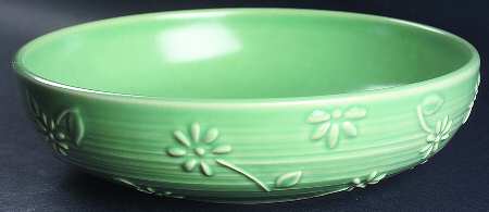 Cloverhill Green 8" Round Vegetable Bowl