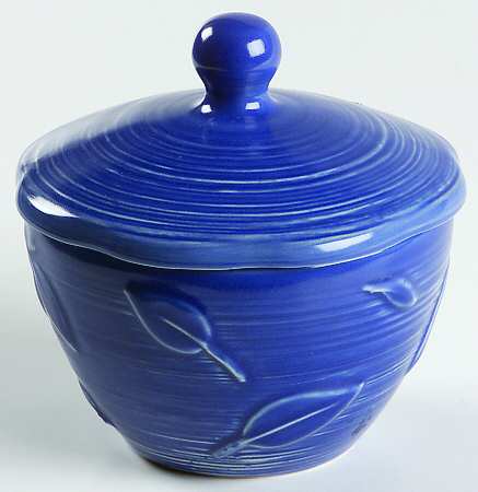 Wyngate Blue Sugar Bowl & Lid