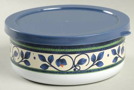 Orleans Bowl-Metal 5 3/4 W/Plastic Lid