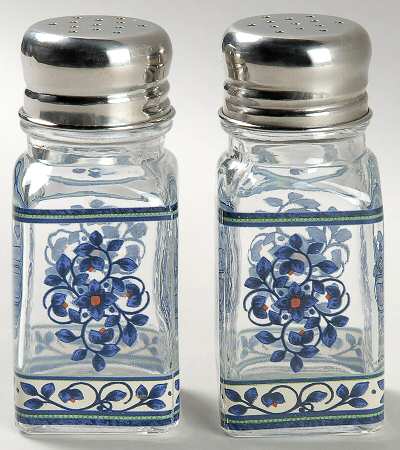 Orleans Glassware Salt and Pepper Set