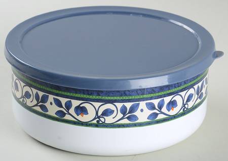 Orleans 71/4" Metal Bowl W/Plastic Lid