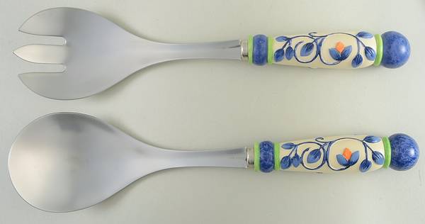 Orleans (2 Piece) Salad Serving Set with Resin Handles