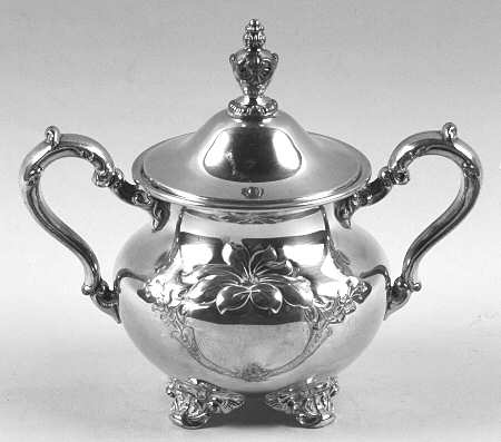 Old English (Silverplate, Hollowware) Sugar Bowl & Lid
